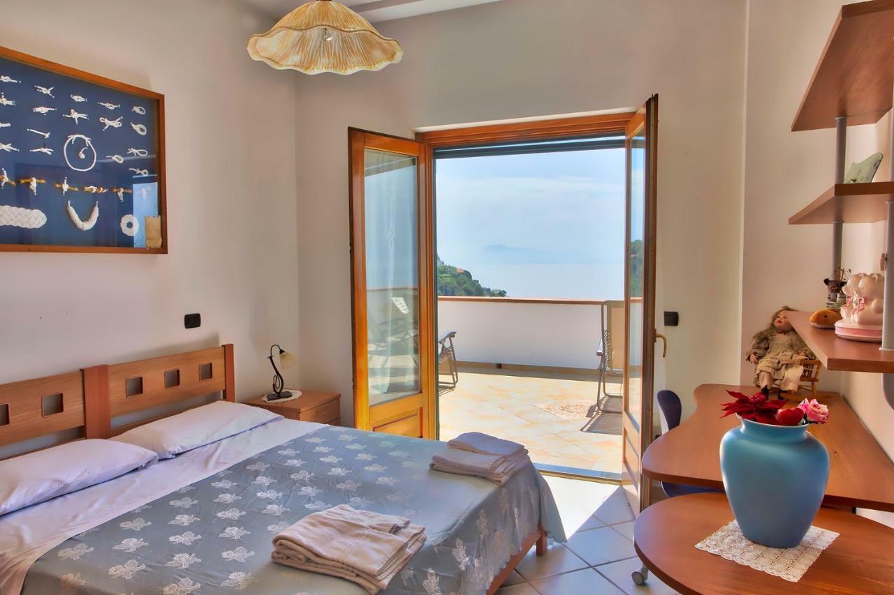 "Casalena" Villa A Furore Amalfi Coast Con Grande Terrazzo E Vista Sul Mare Eksteriør billede