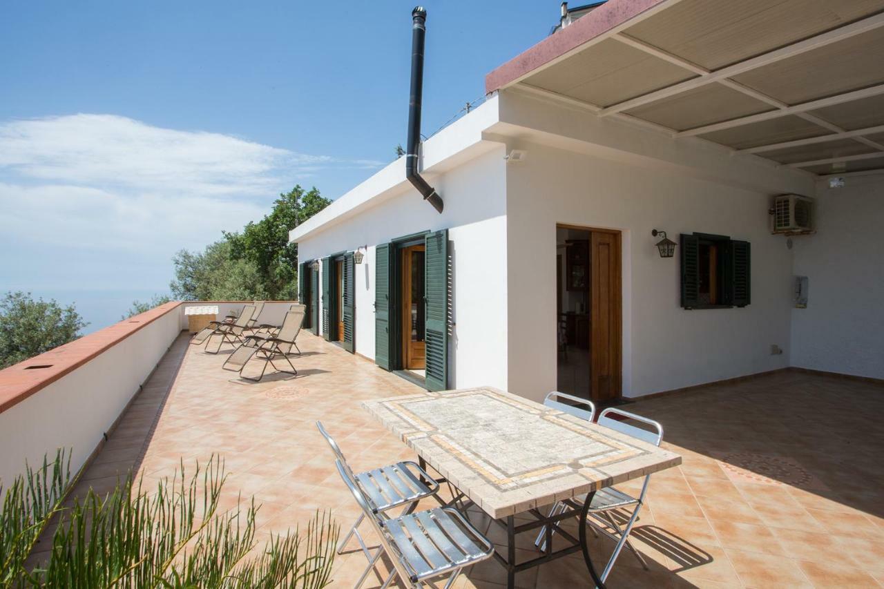 "Casalena" Villa A Furore Amalfi Coast Con Grande Terrazzo E Vista Sul Mare Eksteriør billede