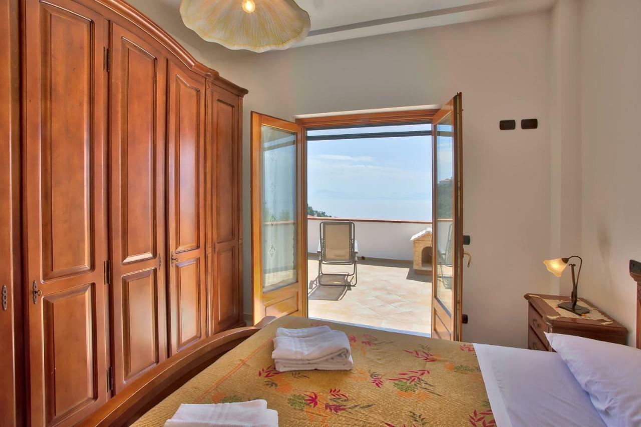 "Casalena" Villa A Furore Amalfi Coast Con Grande Terrazzo E Vista Sul Mare Eksteriør billede