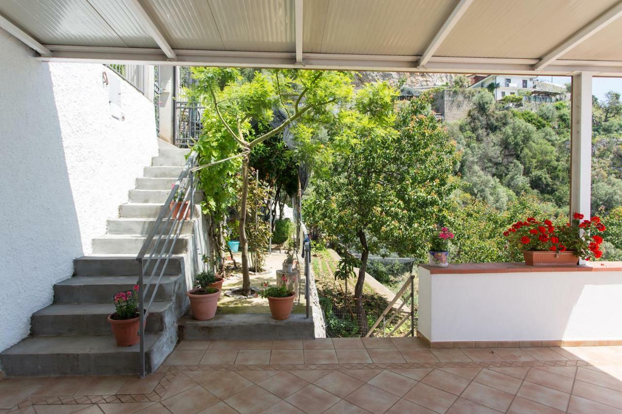 "Casalena" Villa A Furore Amalfi Coast Con Grande Terrazzo E Vista Sul Mare Eksteriør billede